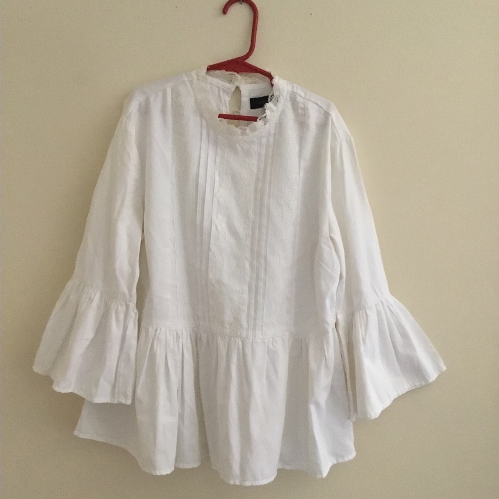 White lace top